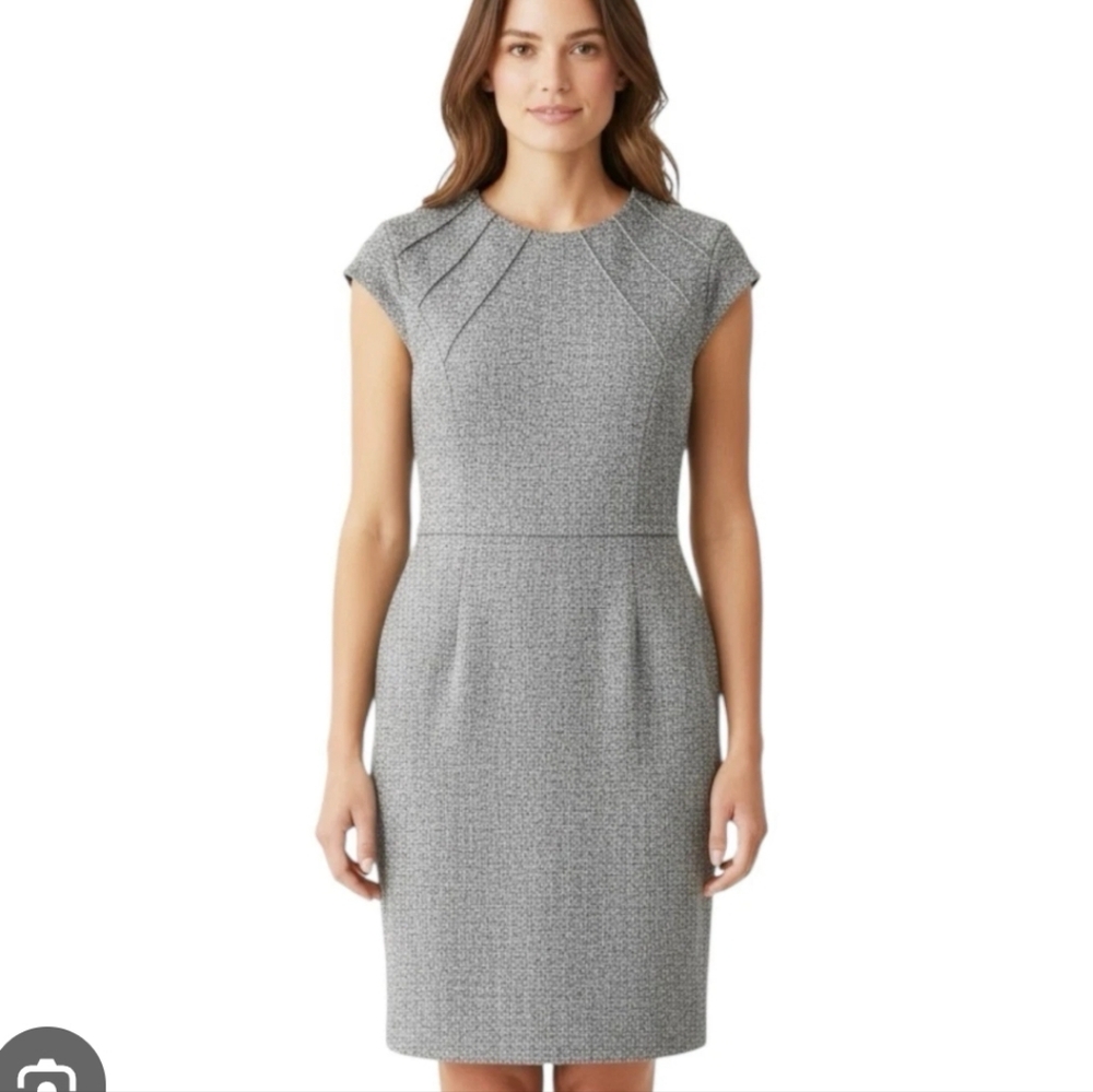 H&M women's sheath dress houndstooth - size 4